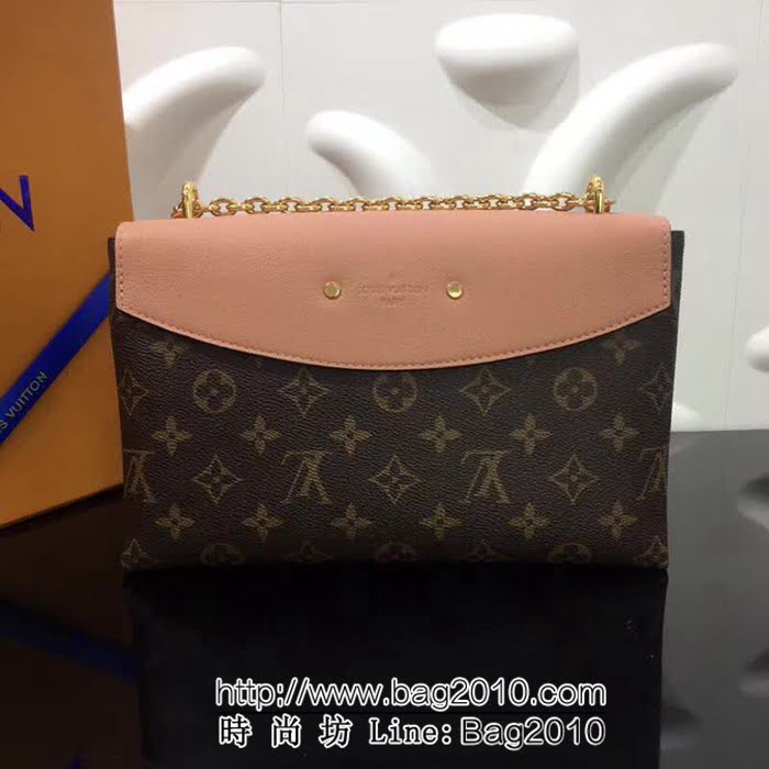 路易威登LV頂級原單SAINT PLACIDE M43715 金色鏈條手袋 YDH1750